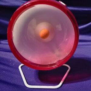 Like New red Kaytee 4.5 inch small animal hamster wheel